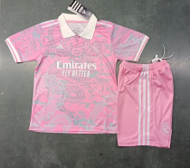 23/24 Kids Real Madrid Pink 1:1 Quality Soccer Jersey