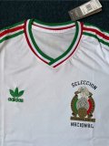 Mexico Clasic Retro White Fans 1:1 Quality Soccer Jersey