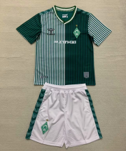 23/24 Werder Bremen Home Kids 1:1 Quality Soccer Jersey（云达不来梅）