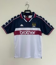 1997-1998 Manchester City Away Fans 1:1 Retro Soccer Jersey