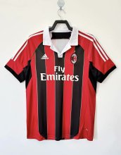 2012/13 AC Milan Home Fans 1:1 Retro Soccer Jersey