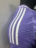 24/25 Real Madrid Away Purple Player 1:1 Quality Soccer Jersey