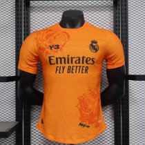24/25 Real Madrid Y-3 Version Orange Player 1:1 Quality Soccer Jersey