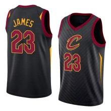 Cleveland Cavaliers James #23 Black 1:1 Quality NBA Jersey