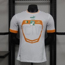 23/24 Cote d'Ivoire White 3-Stars Player 1:1 Quality Soccer Jersey