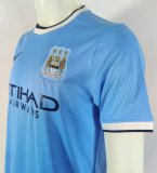 2013/2014 Manchester City Home 1:1 Quality Retro Soccer Jersey