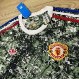 23/24 Manchester United Originals Stone Roses Icon Top-Multicolour Fans 1:1 Quality Soccer Jersey