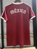 1985 Mexico Clasic Retro Red Fans 1:1 Quality Soccer Jersey