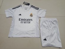 24/25 Real Madrid Home 1:1 Kids Soccer Jersey
