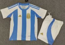 24/25 Argentina Home 3-Stars 1:1 Kids Soccer Jersey