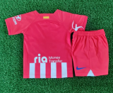 23/24 Atletico Madrid Home Kids 1:1 Quality Soccer Jersey