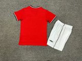2000/2002 Manchester United Home Red 1:1 Kids Retro Soccer Jersey