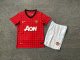 2012/2013 Manchester United Home Red 1:1 Kids Retro Soccer Jersey