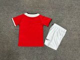 2004/2006 Manchester United Home Red 1:1 Kids Retro Soccer Jersey
