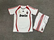 2006/2007 AC Milan Away 1:1 Retro Kids Soccer Jersey