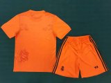 24/25 Real Madrid Y3 Orange 1:1 Kids Soccer Jersey