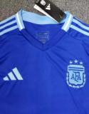 24/25 Argentina Away Fans 3-Stars 1:1 Quality Soccer Jersey