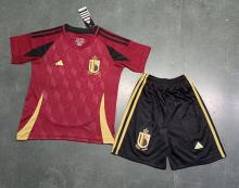 24/25 Belgium Home Kids jerseys 1:1 Quality Soccer Jersey