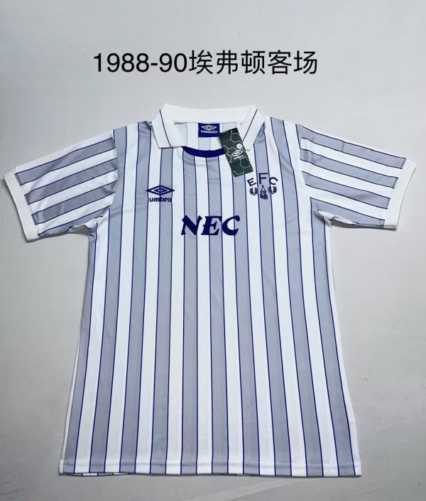 1998/2000 Everton Away 1:1 Quality Retro Soccer Jersey