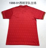 1988/19991 Spain Home Fans 1:1 Quality Retro Soccer Jersey