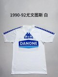 1990/1992 Juventus White 1:1 Quality Retro Soccer Jersey
