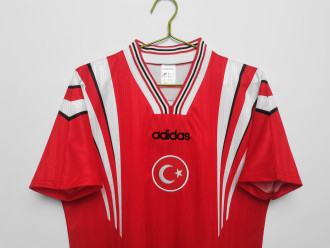 1996 Turkey Home Fans 1:1 Quality Retro Soccer Jersey