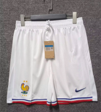 24/25 France White Home Fans Shorts