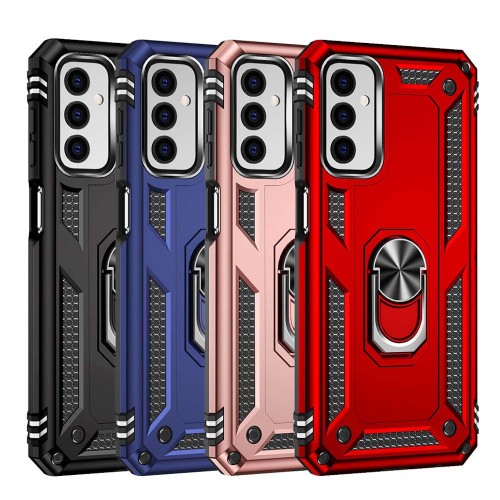 For Samsung Galaxy M13 4G Case Shockproof Armor Metal Ring Kickstand Cover for Samsung M13 5G Galaxy M33 5G M53 5G M23 5G
