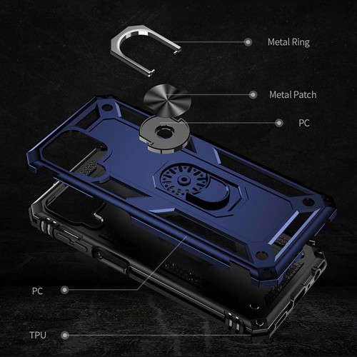 For Samsung Galaxy M33 5G Case Shockproof Armor Metal Ring Kickstand Cover for Samsung M13 4G Galaxy M53 5G M23 5G M13 5G