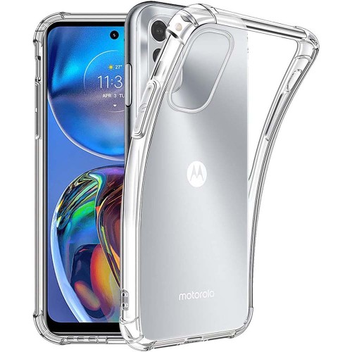 Thick Clear Shockproof Silicone Phone Case For Motorola Moto E32 E32s E22 E22i E22s E20 E30 E40 Lens Protection Case Back Cover