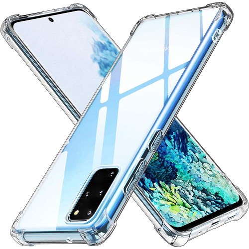 Clear Case For Samsung Galaxy S20 Plus S21 S22 Ultra S20 FE Thick Shockproof Soft Silicone Phone Cover for Samsung S22+ S10 Plus