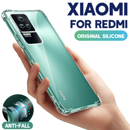 Clear Shockproof Phone Case For Xiaomi Redmi Note 11 8 9 10 Pro K40 Mi 12 12X 11 11T Poco X3 F3 F2 X4 M4 Pro Silicone Back Cover
