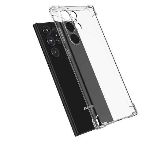Clear Case For Samsung Galaxy S22 Ultra 5G Case Thick Shockproof Soft Silicone Phone Cover for Samsung S9 S10 Plus S20 S21 S22+
