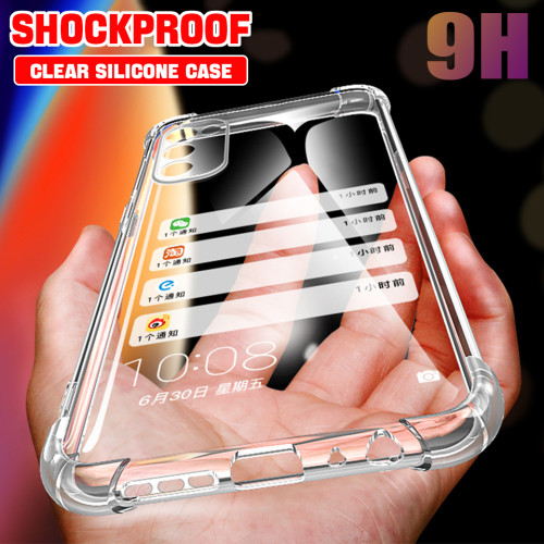 Shockproof Cover Transparente Phone Case For Realme GT Neo 3 2 3T Q3S Q5 Pro 5 6 7 8 9 10 GT 2 Pro X3 C30 C35 V25 Silicone Case