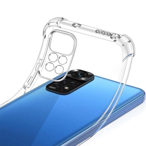 Clear Case For Redmi Note 11 Note 11 Pro 5G Note 10S 11S Thick Shockproof Soft Silicone Phone Cover for Redmi Note 8 9 10 Pro