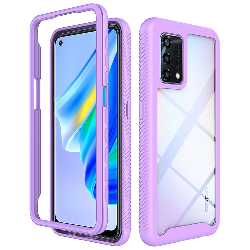 For OPPO A74 4G Case Shockproof Hybrid Armor Clear Phone Cover Funda OPPO Reno 5 Lite A54 4G A95 4G A94 4G A72 A52 A16 A15 A12