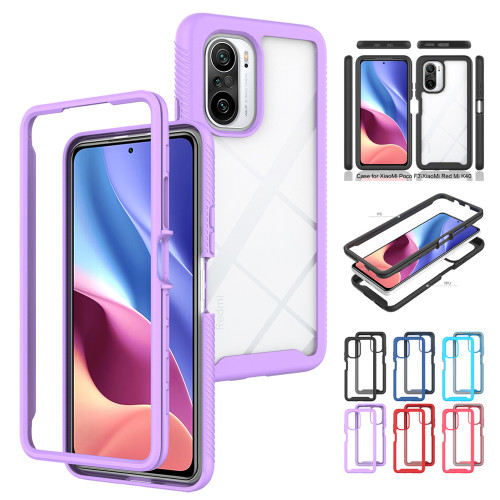 For Redmi K40 Case Shockproof Hybrid Armor Clear Phone Cover Funda POCO F3 M3 X3 Pro X4 Pro 5G Redmi Note 10S Note 11S 9C 9T