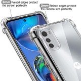 Thick Clear Shockproof Silicone Phone Case For Motorola Moto E32 E32s E22 E22i E22s E20 E30 E40 Lens Protection Case Back Cover