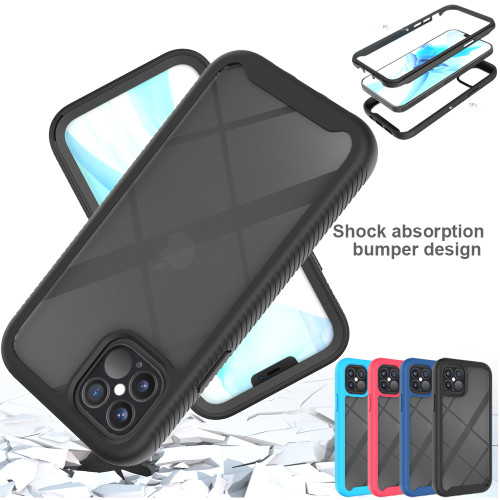 For iPhone 12 Pro Max Case 2-in-1 Hybrid Shockproof Anti-drop Phone Cover iPhone 13 Mini 11 Pro SE 2020 XR X XS Max 6 7 8 Plus
