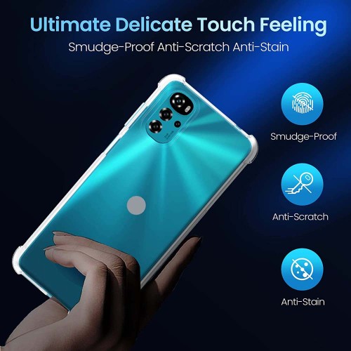 Thick Clear Shockproof Silicone Phone Case For Motorola Moto G22 G32 G42 G52 G72 G82 G 5G 2022 Lens Protection Case Back Cover