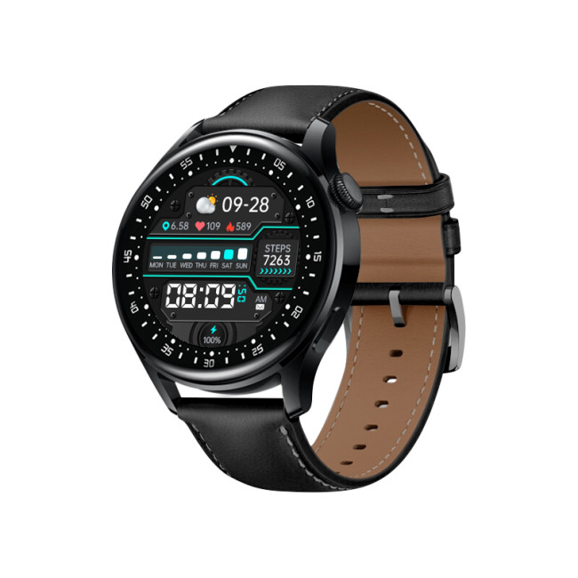 Smart Watch For Man D3 Pro Waterproof Sport Fitness Tracker ECG Blood Oxygen Sleep Monitor Weather BT Call Smartwatch