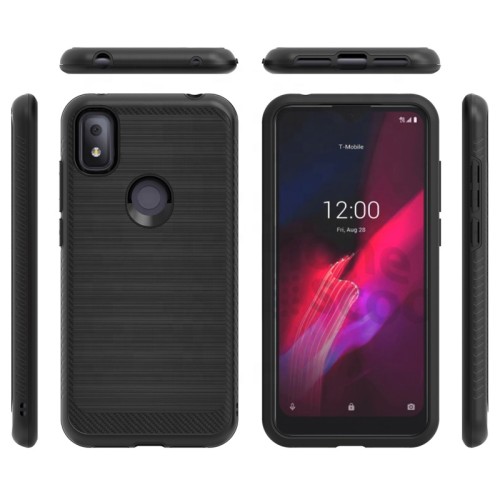 Drop Shipping Slim Grip Bumper Raised Corner Phone Cover for T-Mobile Revvl 4/4 Plus/5G Shockproof Case