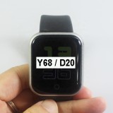 Hot Sale Y68 D20 Smart Watch Heart Rate Sleep Fitness Tracker Smart Bracelets Wristbands Reloj Inteligente
