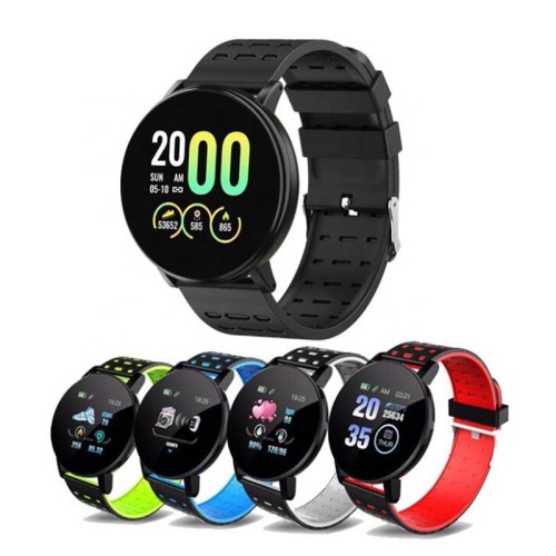 119plus Bracelet Fitness Tracker Wristband Waterproof Heart Rate For Android IOS smart bands watches bracelet 119 plus