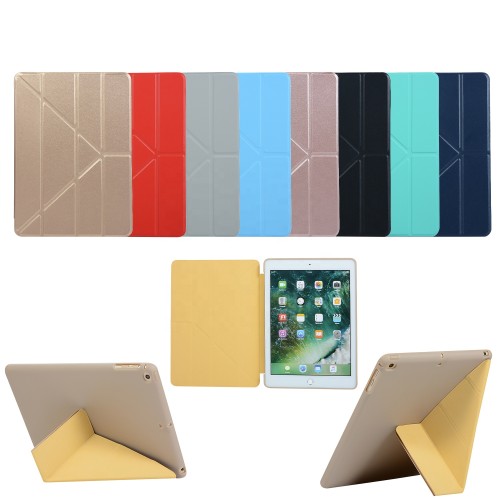 Case Tablet High Durability in Stock Foldable Flip Tablet Back Cover Case for iPad 5 6 7 8