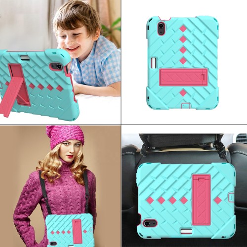 Children Shockproof Hand Shoulder Strap EVA Tablet Cover for iPad Case with Pencil Holder Silicone Tablet Case for iPad mini 6