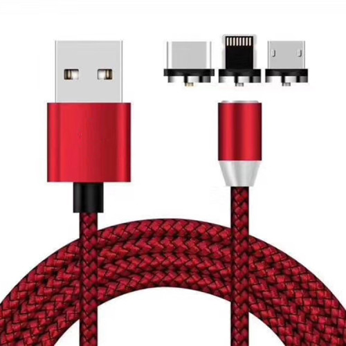 3 in 1 magnetic charging cable for IOS cable ,type c cable ,android cable USB data cable
