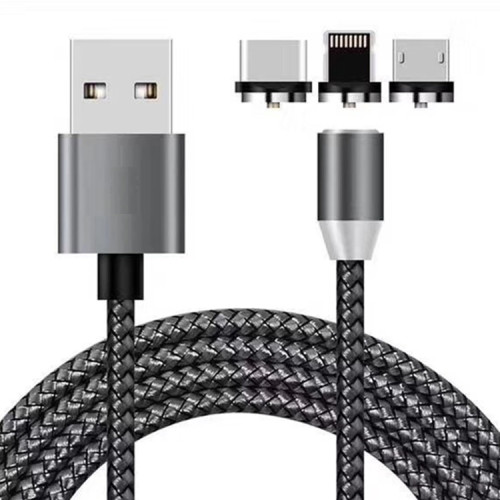 3 in 1 magnetic charging cable for IOS cable ,type c cable ,android cable USB data cable
