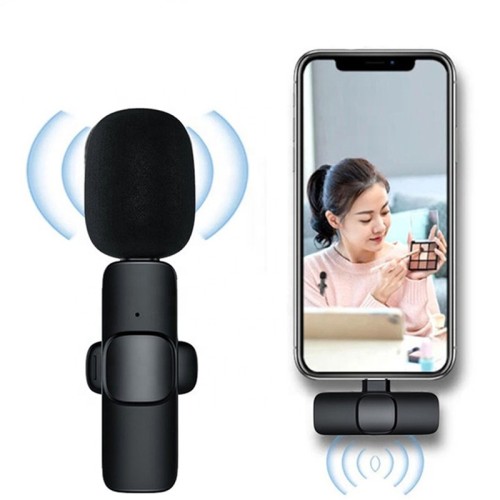 K8 2.4G Wireless Lavalier Microphone Smart Noise cancellation TYPE-C Mobile Phone Wireless Microphone