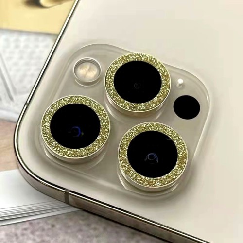 9H Hardness Glass Glitter Shiny Camera Lens Protector for iPhone 11 12 13 14 Camera Flim Cover for iPhone 12 Mini 13 Mini